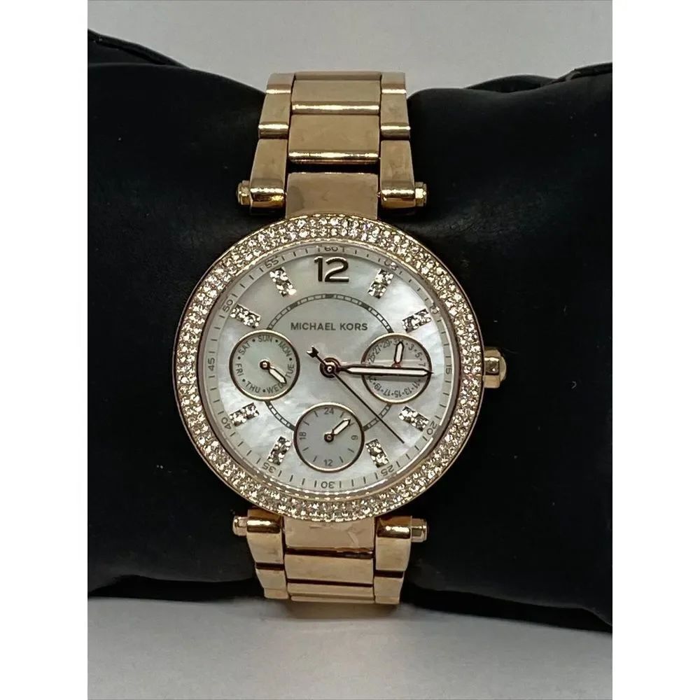 Michael Kors MK5616 Women's Gold Stainless Steel Analog Dial Quartz Watch WO648